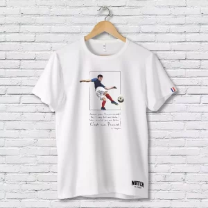 Le t-shirt foot made in France by Match de légende